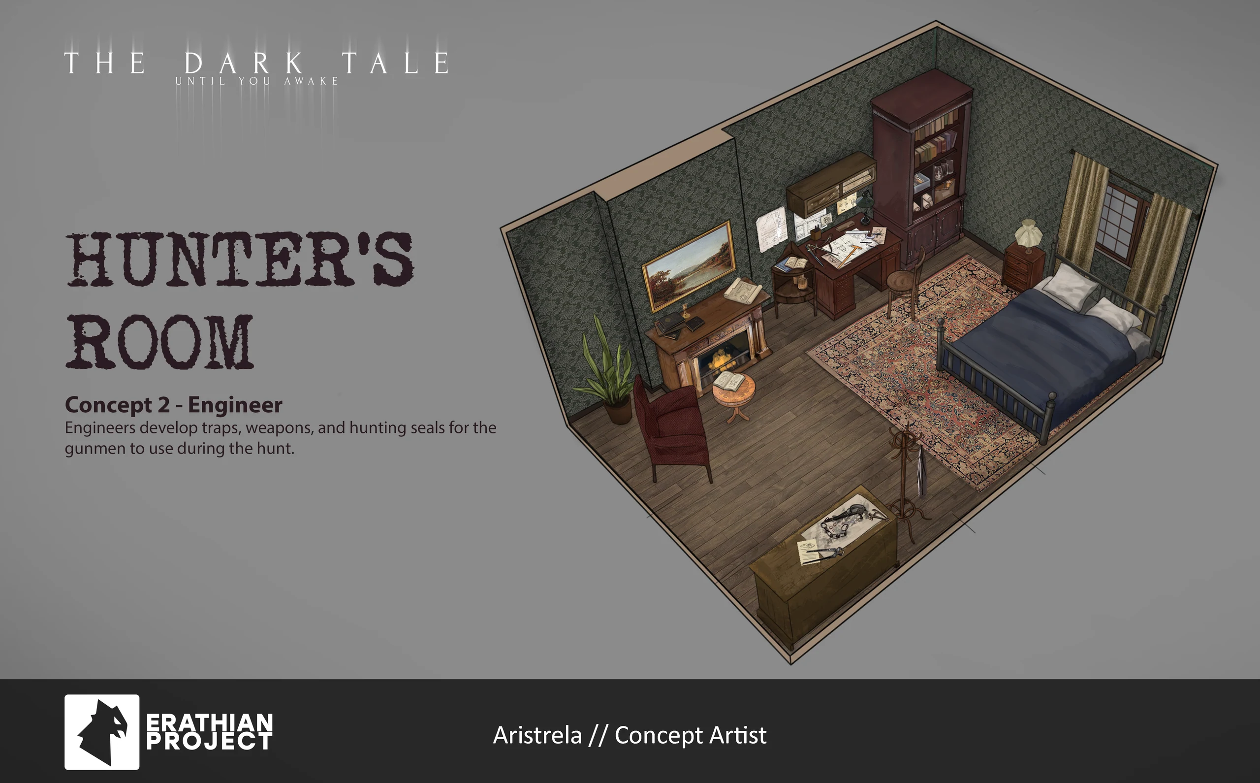 Mystic creatures hunter’s room — the engineer
