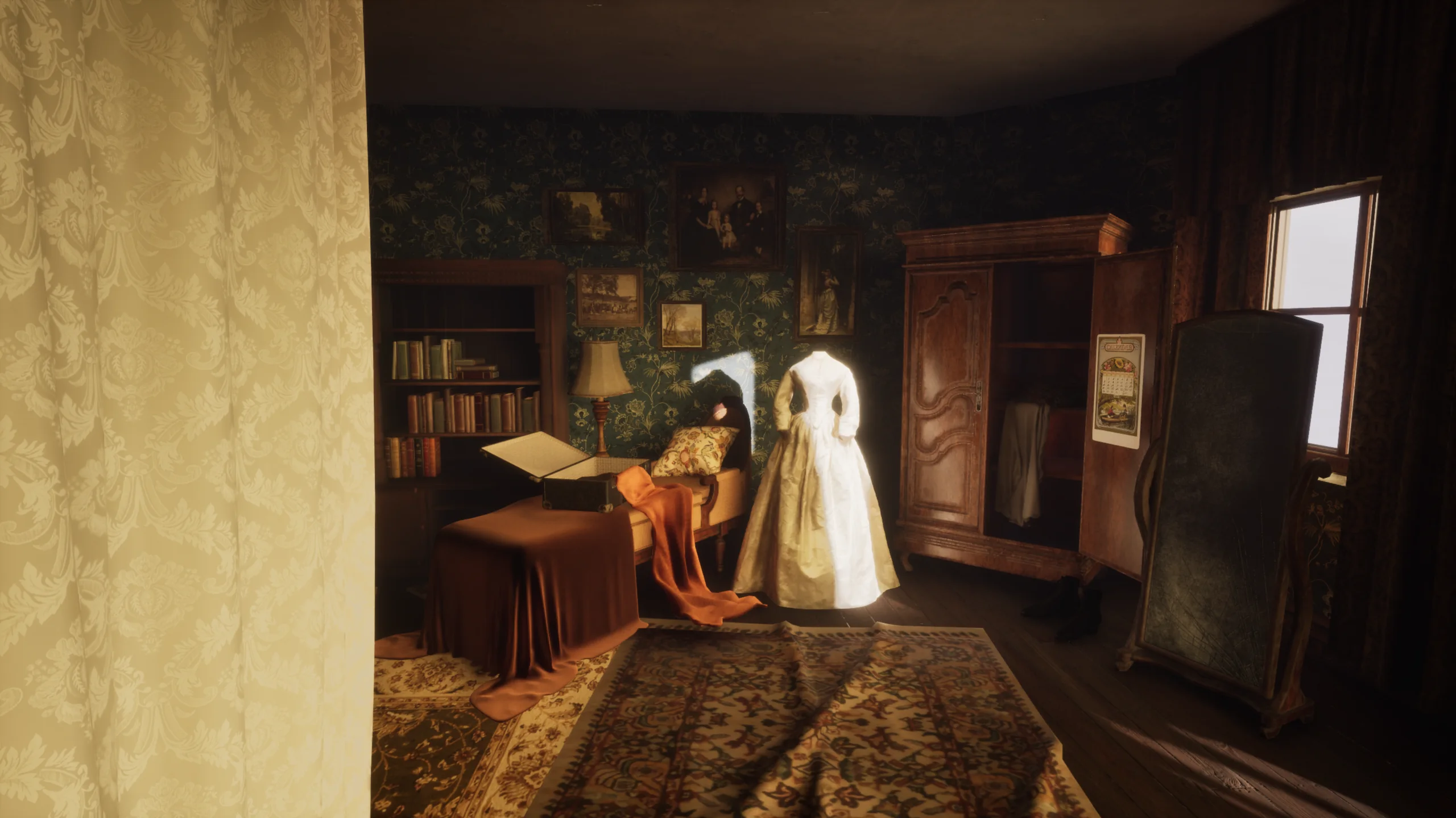 The Victorian bride’s room — 3D scene made in Unreal Engine 5