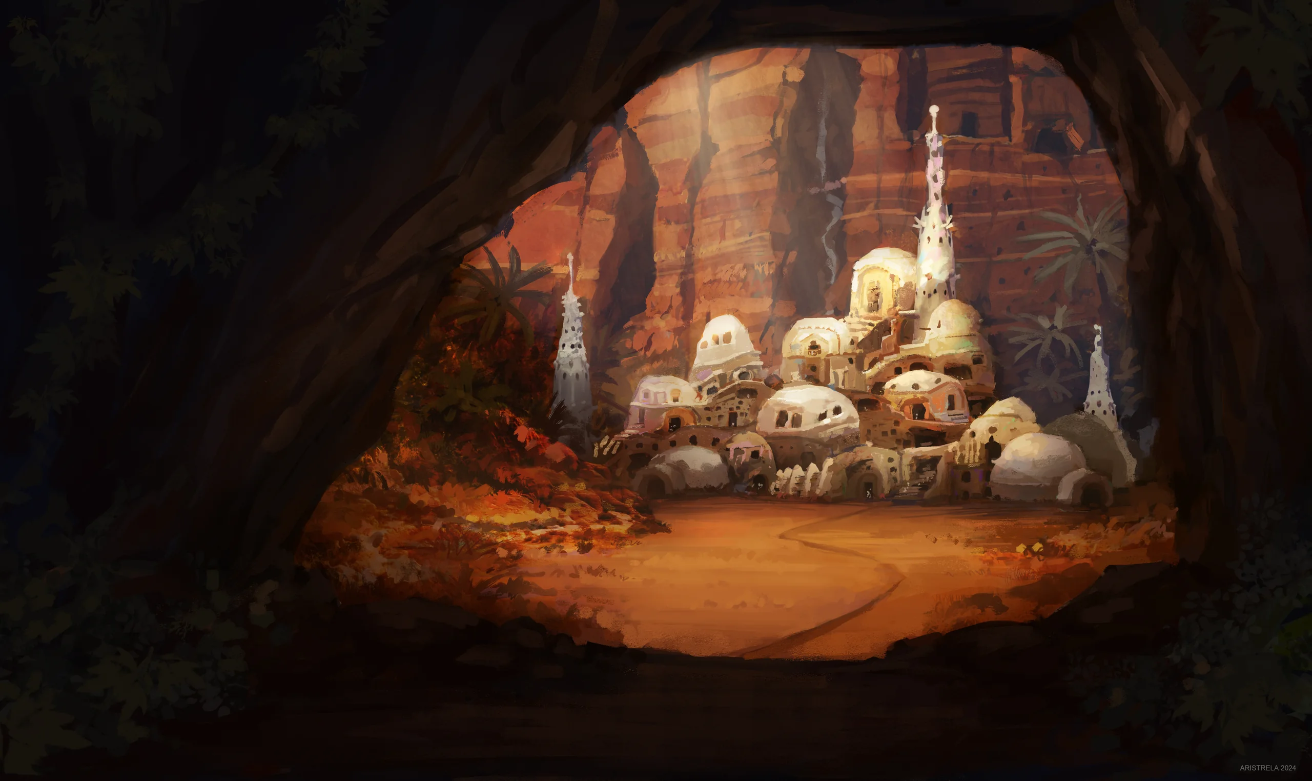 The White city by canyons